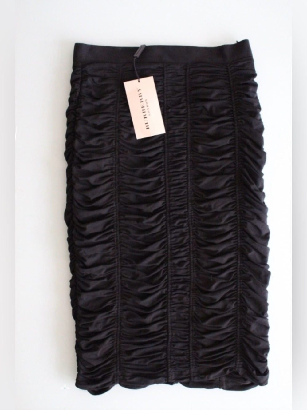 Burberry London Ruched pencil skirt
